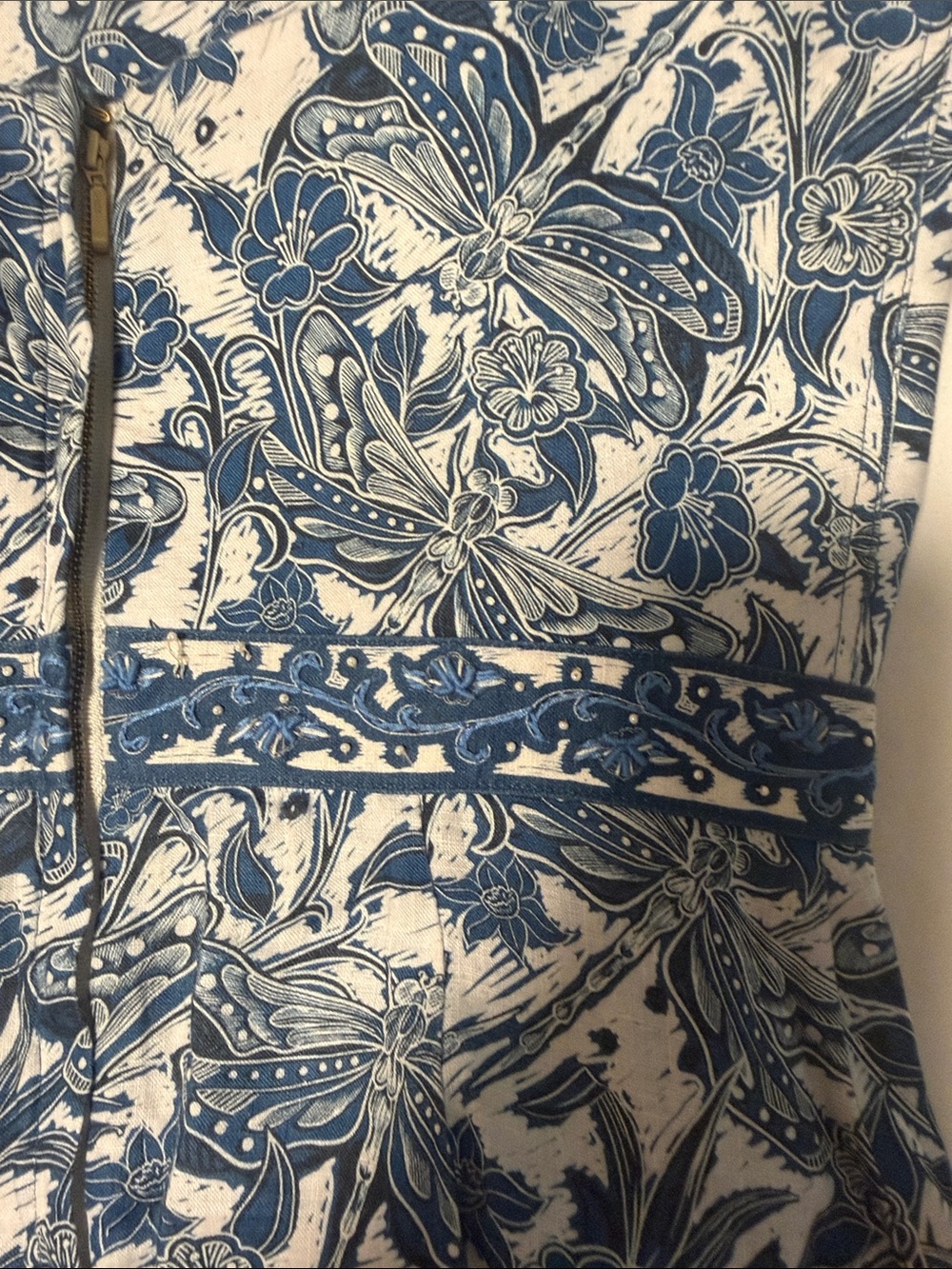 Agua by Agua Bendita Blue and White Floral Maxi Dress - Picture 3 of 5